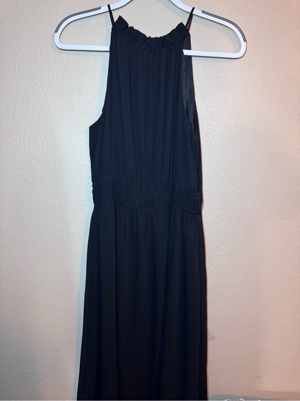 H&M Black Halter-Style Maxi Dress